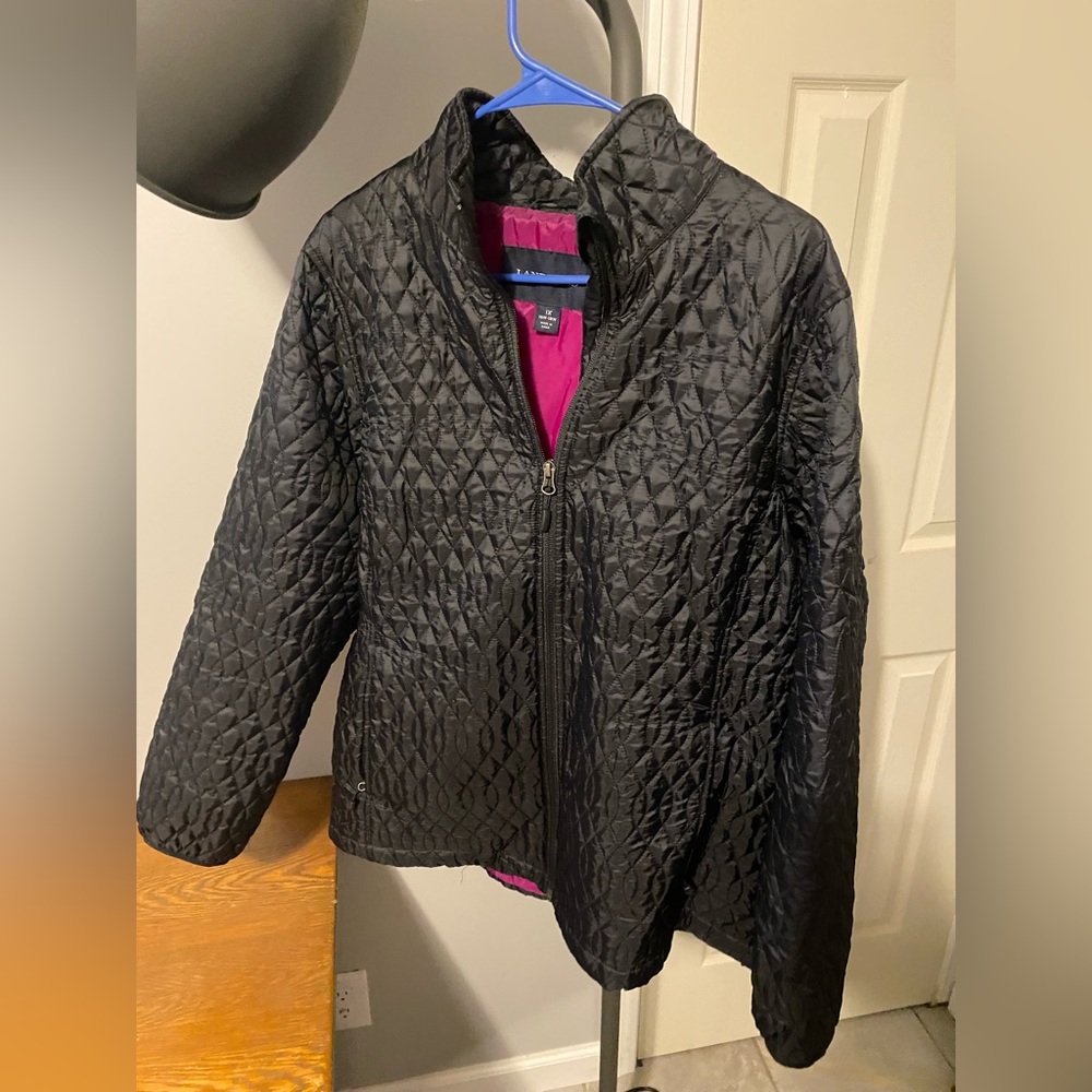 Lands’ End light packable quilted coat